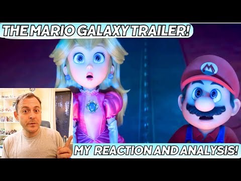 Watch Me React to the Mario Galaxy Movie Trailer!