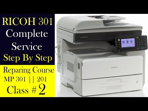 RICOH Mp 301 Complete Service Step by Step || Drum Unit Repairing || Part 2 || #ricoh
