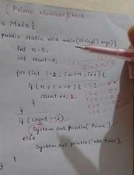 Check Prime Number || Java || Part - 1 || Easy