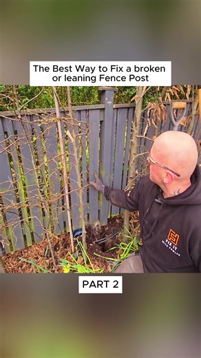 Best Way to Fix a Leaning Fence Post
