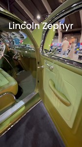 This amazing Lincoln Zephyr coupe on display with Hot Rods and Hobbies | Armadale Auto Parts- Hot Rod Shop