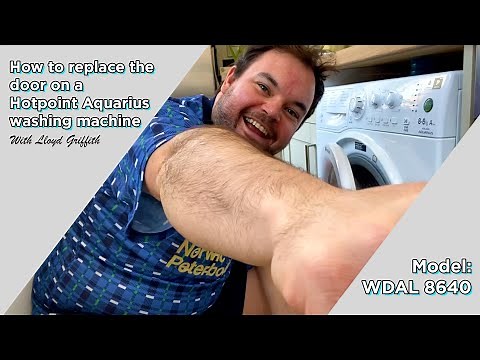 How to replace the door handle on a Hotpoint Aquarius washing machine