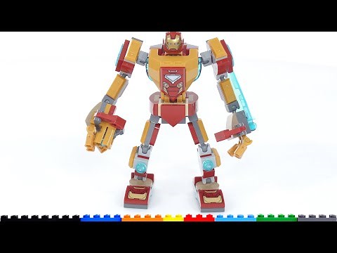 LEGO Iron Man Mech Armor 76203 review! Good colors & parts, new fig, weird hips