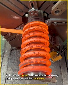 Spring Making Machine In Factory Setup. #SpringManufacturing #MetalForming #IndustrialMachine #FactoryWork #SteelProcessing | Jogi Jokes