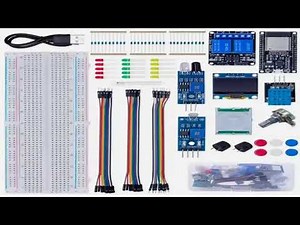 DIY Starter Kit for ESP32 ESP-32S WIFI with Storage Box Learning Basic Starter Kit 0.96 Inch Oled