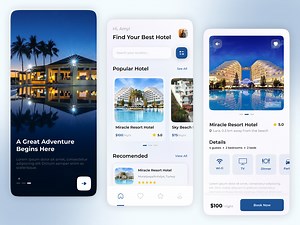 Hotel Booking App UI - Indylogix Solutions