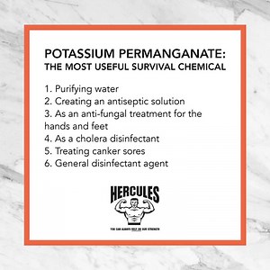 Here are some ultimate uses of Hercules potassium permanganate. #YouCanAlwaysRelyOnOurStrength | Hercules SA