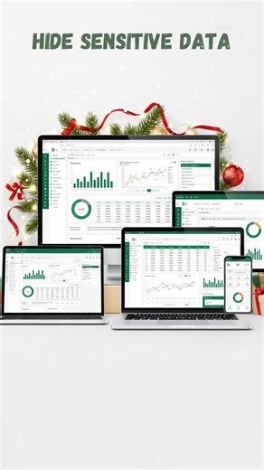 How to hide sensitive data from unwanted eyes 👀 #excel #analyst