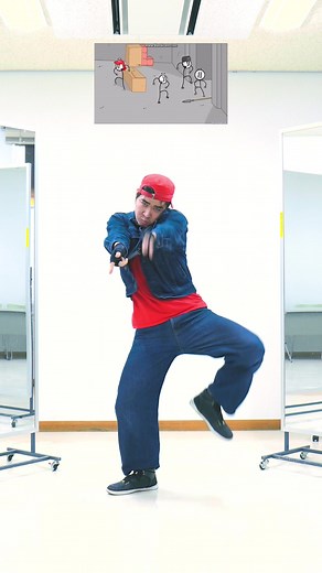 Distraction Dance on level 2 #distractiondance #ヘンリーダンス #henrystickmin #踊ってみた #振付 #choreography