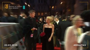 Sex Education's Gillian Anderson has arrived at the #EEBAFTAs! Gillian will be presenting the Outstanding Debut award later this evening along with her on-screen son Asa Butterfield 😍 #BAFTAs | BAFTA