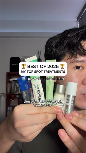 Ken on Instagram: "Best spot treatments I am super acne prone and yet my skin doesn’t react very well to many spot treatments. These are some new things that I’ve tried this year that worked super well for me! Aclean Gel Pair Acne Cream @caudalie Vinopure Salicylic Spot Solution @theordinary 10% Sulfur Powder to Cream @centellian24_global Madeca Powder @madeca21_global Soothing Spot Gel Hope this helps!! #koreanskincare #skincareviral #spottreatment #bestof2025 #acneproneskin"