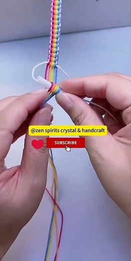 Straw Weaving Magic! Material 🔗 in description #braceletmaking #howtomake #friendshipbracelet #diy