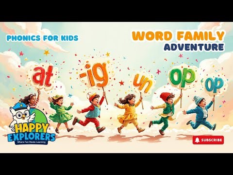 Word Families Adventure | Rhyming Words for Kids 🌟 Learn to Read with Orbit the Owl