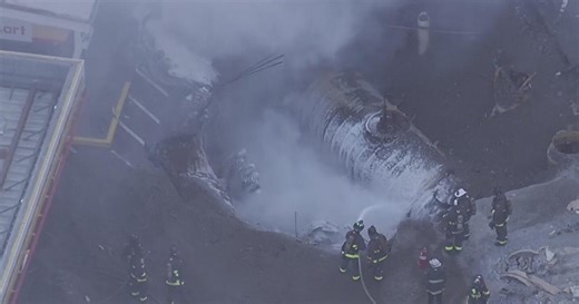 San Francisco fire crews respond to fire at Mission District gas station