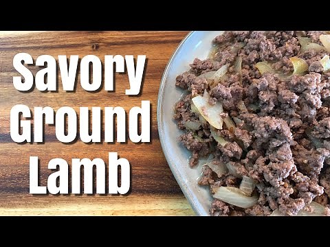 How to Cook Ground Lamb | Super Easy Beginner Recipe