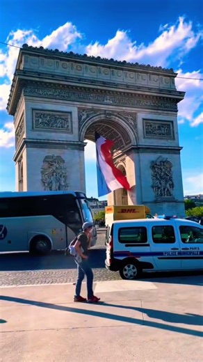 The iconic Arc de Triomphe in Paris is even more breathtaking in person! #paris #parisfrance #travel