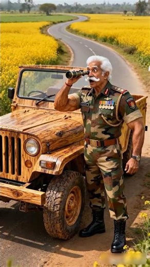 Retire Army Soldier Rebuild Luxury Grass Thar for a Indian Girl! #ai #army #save