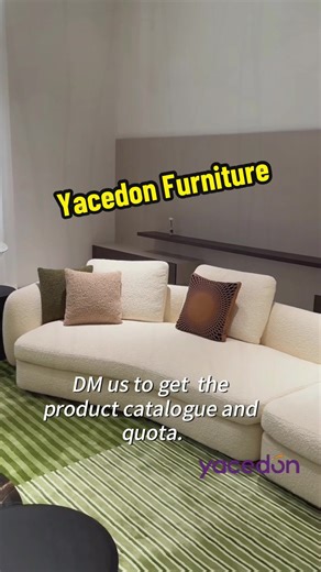 Only the finest materials for Yacedon.From basic to BREATHTAKING.🏡See how Yacedon furniture transforms this living room. #furniture #yacedonfurniture #table #sofa #homedecor