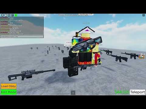 Roblox Obby Creator - Showcasing my guns.