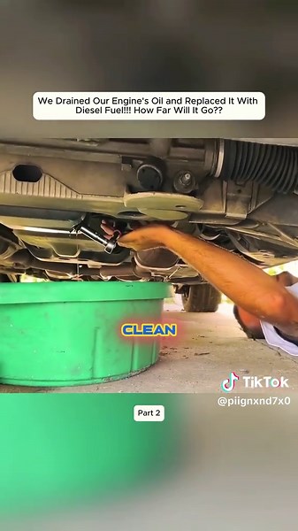 Cleetus McFarland's Diesel Crown Vic Oil Change