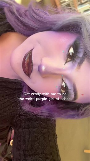 Transform Your Look with Bold Purple Face Paint