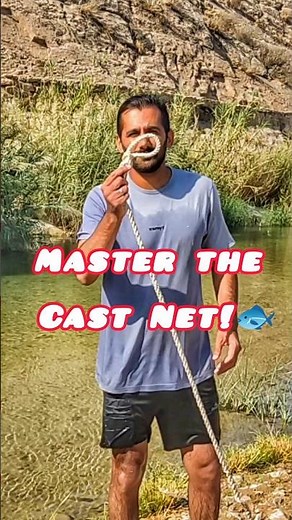 Master the Cast Net in Seconds! 🎣 | Easy Cast Net Throw Tutorial