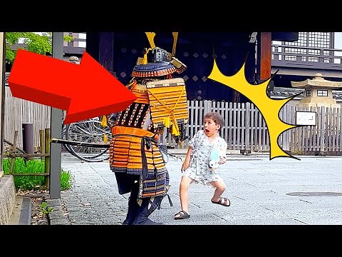 #18 SAMURAI Mannequin Prank in Kyoto Japan