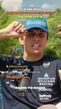 🤣Ranking insane f1 interview moments😲