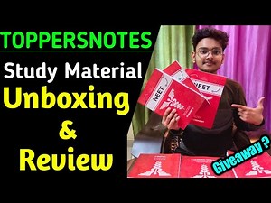 Topper Notes Unboxing And Review | NEET Toppers Notes | Best Notes For NEET | NEET Study Material