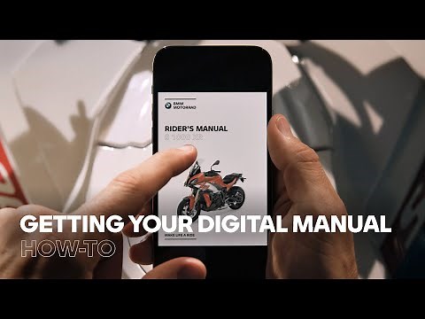 HOW TO Get Your Digital BMW Motorrad Manual