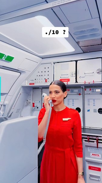 ترحيب على متن الرحلة - طيران العربية للطيران