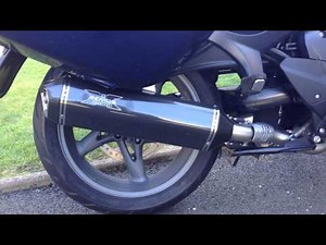 Remus Carbon Hexacone on a Triumph Trophy SE