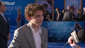 Jacob Tremblay Tells Us How He Feels About The Flounder Design | The Little Mermaid Red Carpet 2023