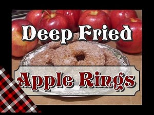Deep Fried Apple Rings