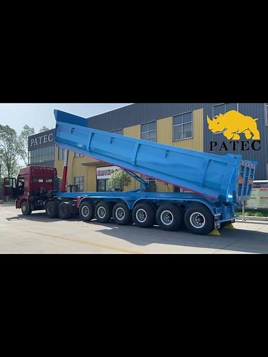 Heavy-Duty 6 Axle Dump Semi Trailer | High Capacity | Durable and Reliable