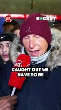 Arsenal 𝐌𝐔𝐒𝐓 be more clinical or they will get caught out! 🫵 #FanCams