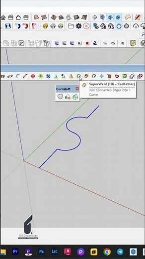 Join Connected Edge #SketchUp