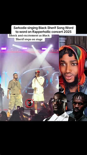 Sarkodie Performs Black Sherif Song at Rapperhollic Concert 2025