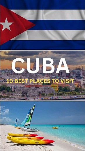 10 best places to visit in Cuba | Cuba travel #travel #cuba #vacations #holidays #shorts