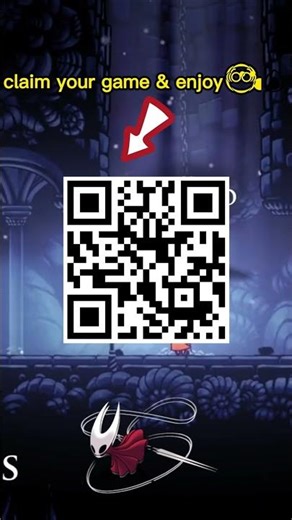 scan the code and start playing🔥🔥#hollowknight #silksong #hollowknightsilksong