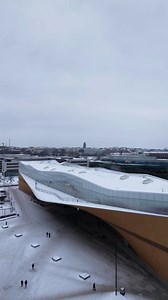 A Snowy day & Oodi Library 🫰🏼 📍Oodi Library, Helsinki 🇫🇮 Follow us The Happiest Finland 👁️ | The Happiest Finland