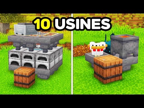 10 MINI USINES pour DÉBUT de SURVIE ! 1.20+