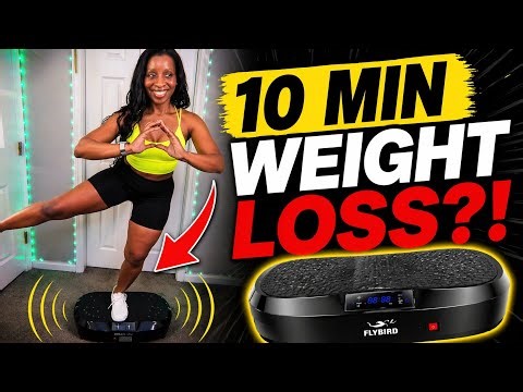 🔴 Vibration Plate for Weight Loss 🔥 Flybird Review + Exercises (Lunch Break Workout)