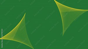 Visual representation of a sound wave, with yellow lines tracing the crest and trough. A simple yet effective depiction of sound waves and their varied forms