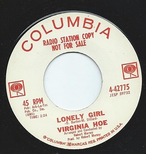 Virginia Hoe - Lonely Girl