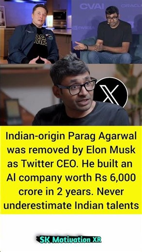 Indian-origin Parag Agarwal was removed by Elon Musk as Twitter CEO He built an Al company #trending