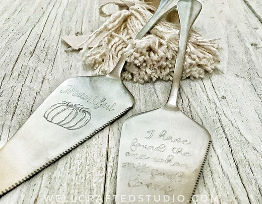 How to Engrave Stainless Steel Servers with a Cricut - Well Crafted Studio