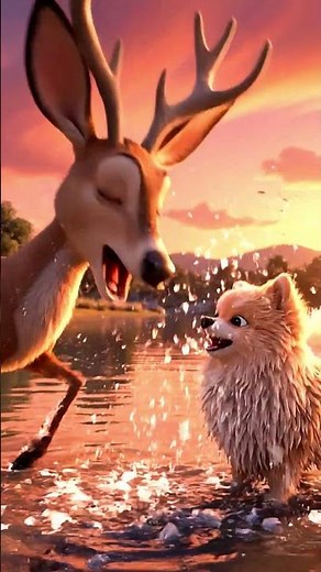 Best Friends in the Forest – The Beautiful Friendship of a Deer & Dog