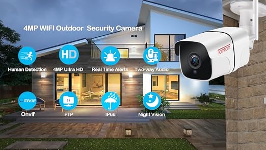 4MP Wireless Camera Outdoor 