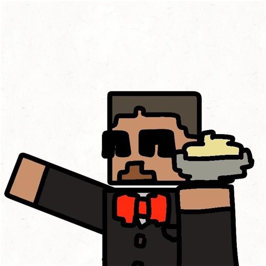 All our food keeps blowing up!! #animation #minecraft